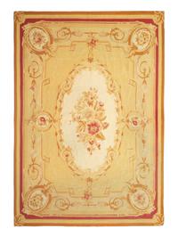 An Aubusson Style Wool Carpet