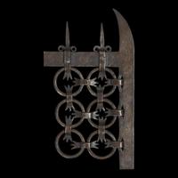 Samuel Yellin (American, b. Ukraine, 1884-1940) "Sketch in Iron", a Study for a Fire Screen for George Matheson Jr., Pittsburgh, Pennsylvania, circa 1925