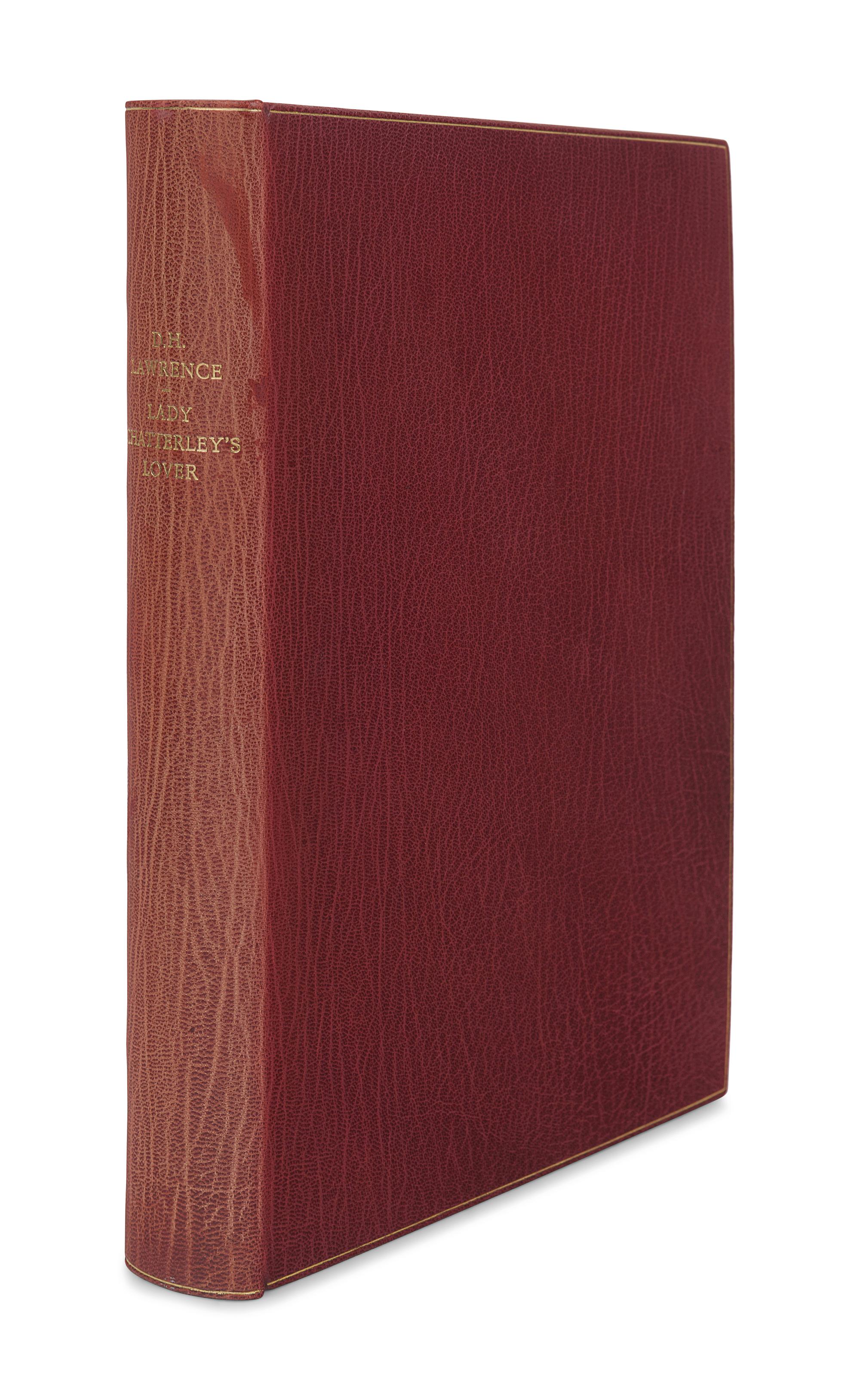 LAWRENCE, David Herbert (1885-1930). Lady Chatterley's Lover . Florence: Privately Printed by the Tipografia Giuntina, 1928.