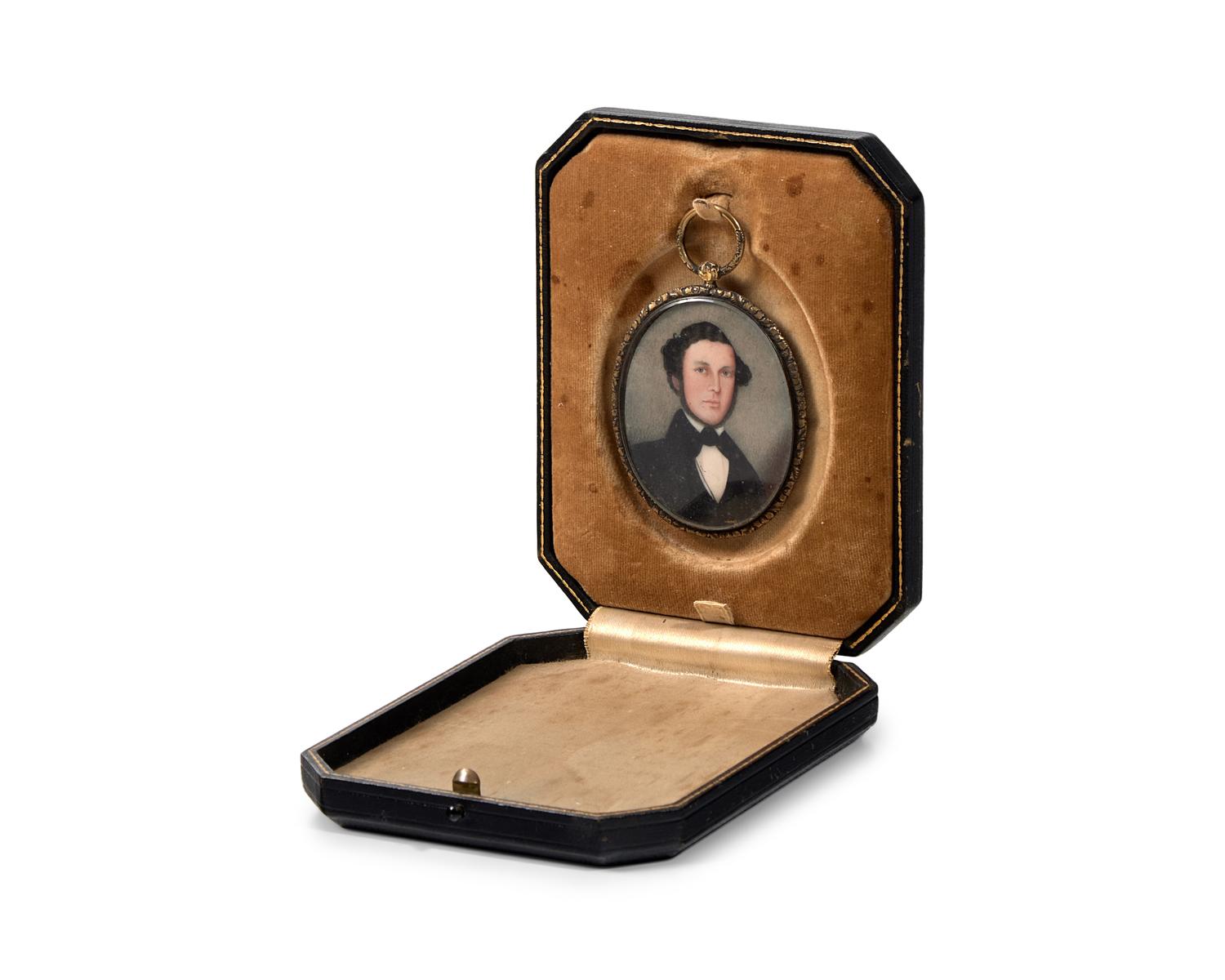 Hubbard Latham Fordham (1794-1872), A Portrait Miniature Of William Huntting Cooper (1816-1894) Of Sag Harbor