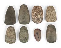 A Group of Granite Celts and Adz