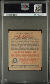 A 1949 Bowman Early Wynn Rookie Baseball Card No. 110 (PSA 3.5 VG+)