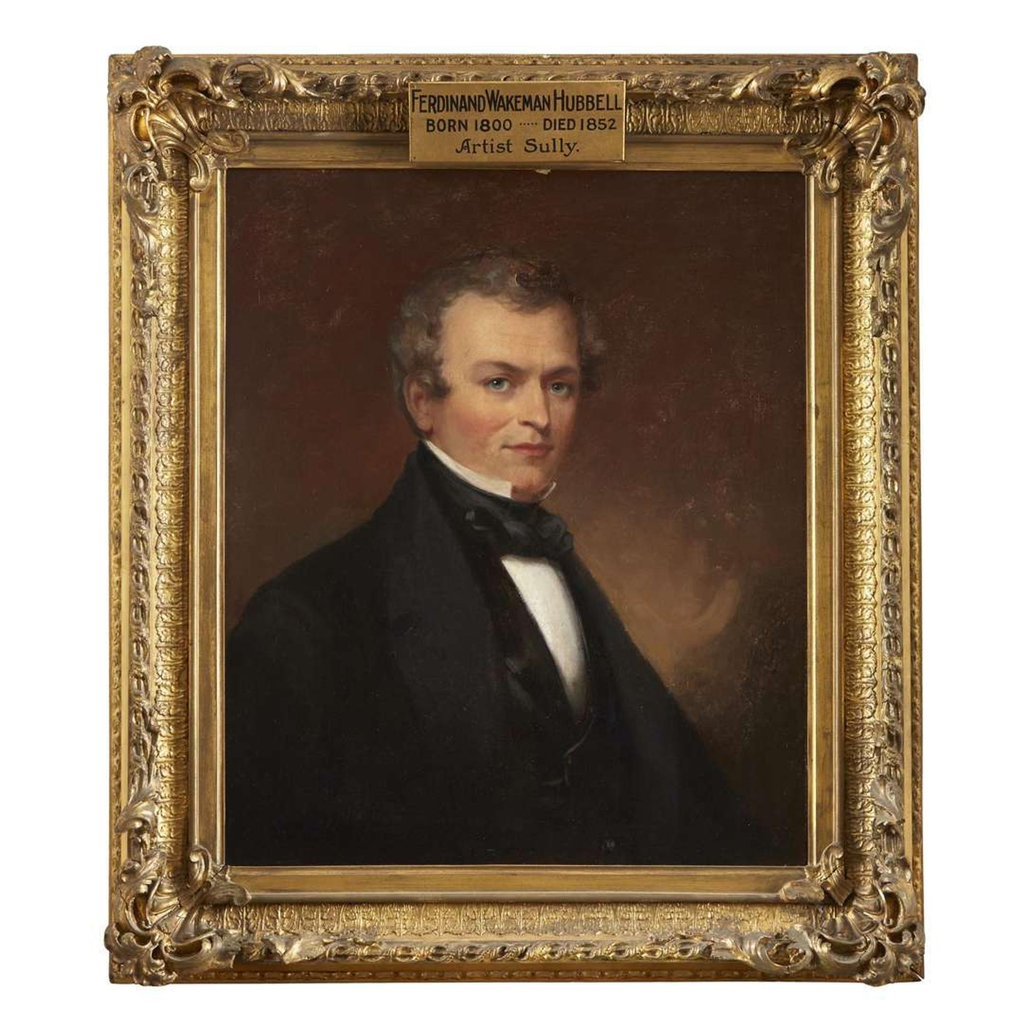 Thomas Sully (1783-1872) after George W. Conarroe (1802-1882) Portrait of Ferdinand Wakeman Hubbell (1800-1852)
