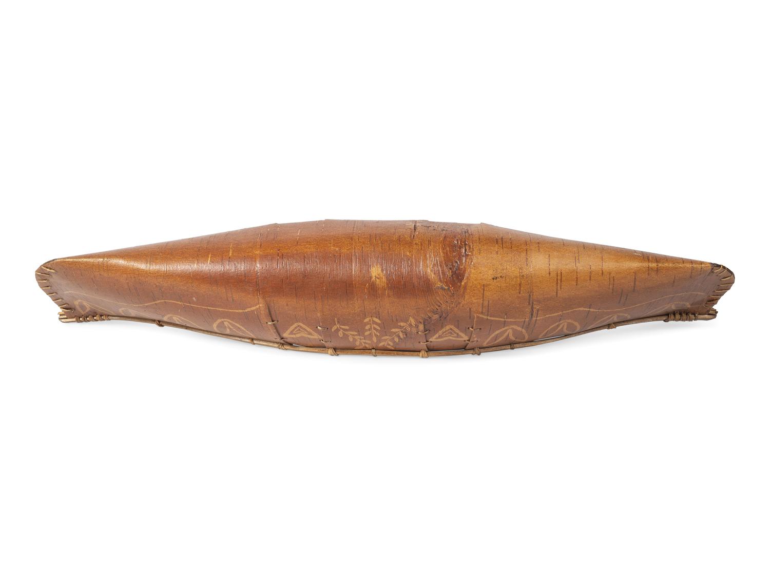 Northeastern Birchbark Model Canoes