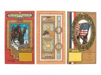 [ADVERTISING]. Bullock Electric Mfg. Co., complete run of 12 calendar cards for January-December 1904. Cincinnati, OH: Strobridge Litho. Co., 1903.