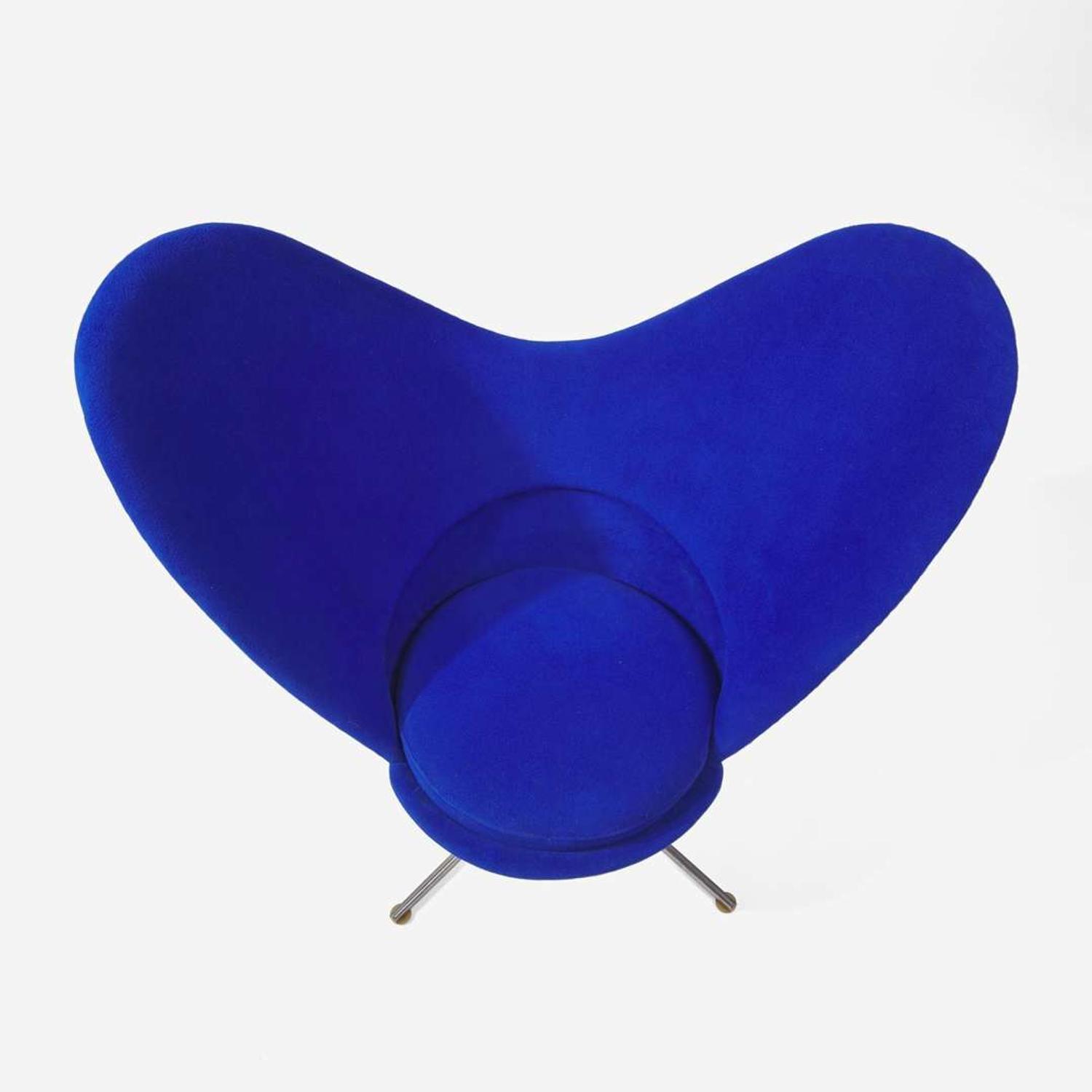 Verner Panton (Danish, 1926-1998) "Heart" Cone Chair, Plus-Linje, Denmark, designed 1958, the present lot 1960s