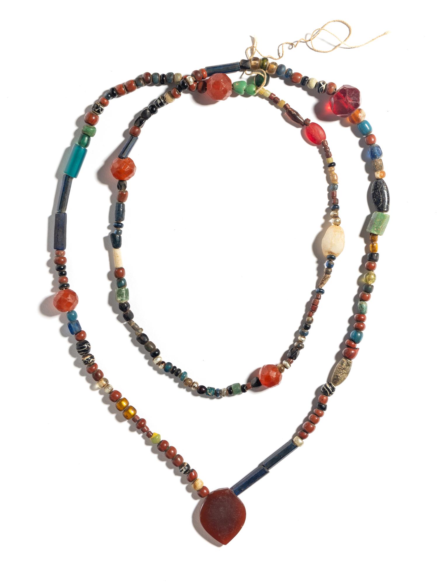 A Roman and Islamic Glass Bead Necklace