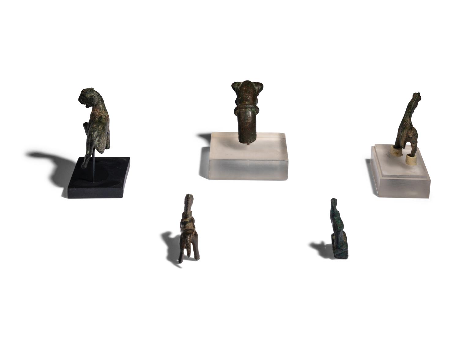 Five Roman Bronze Animals