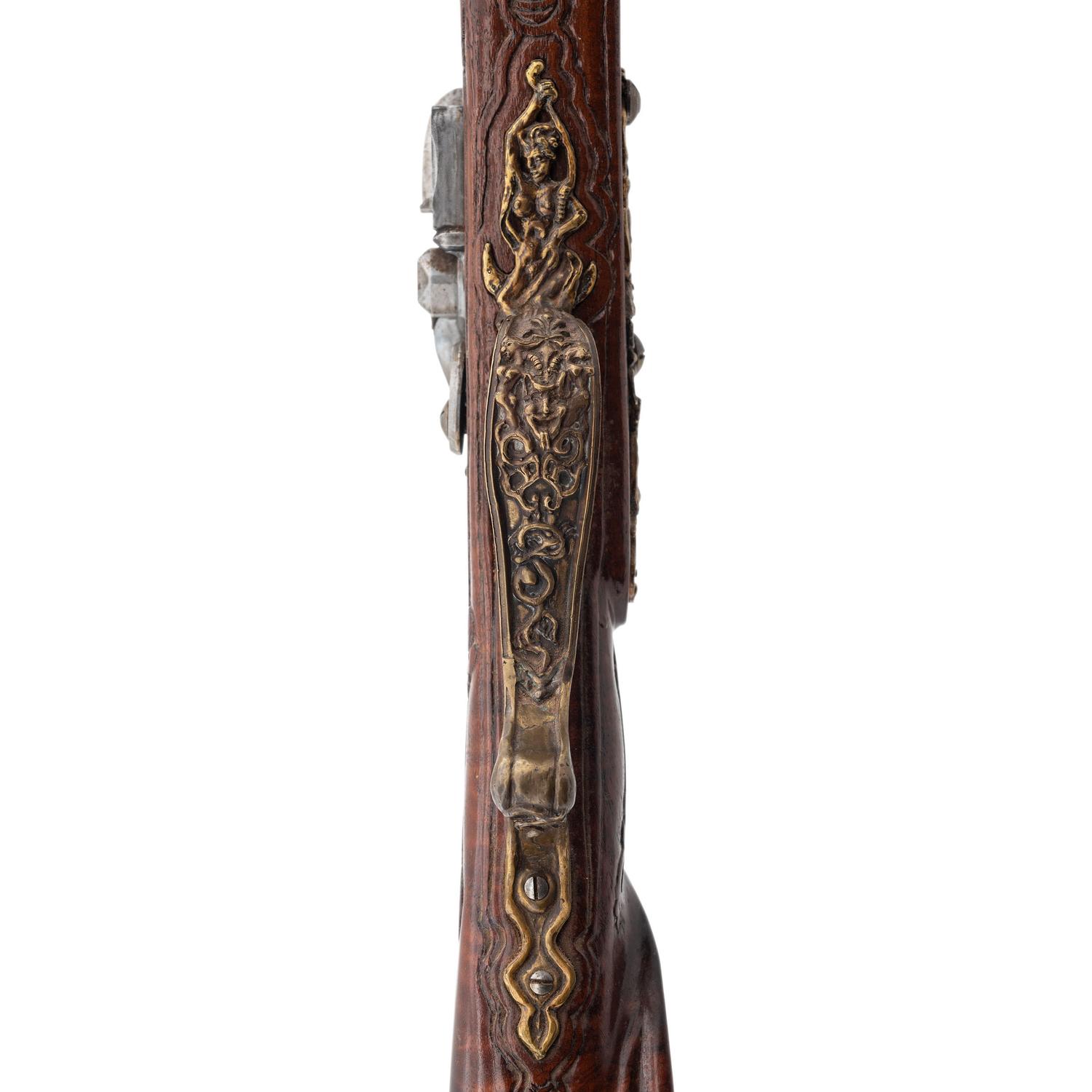 Contemporary Flintlock Jaeger Rifle