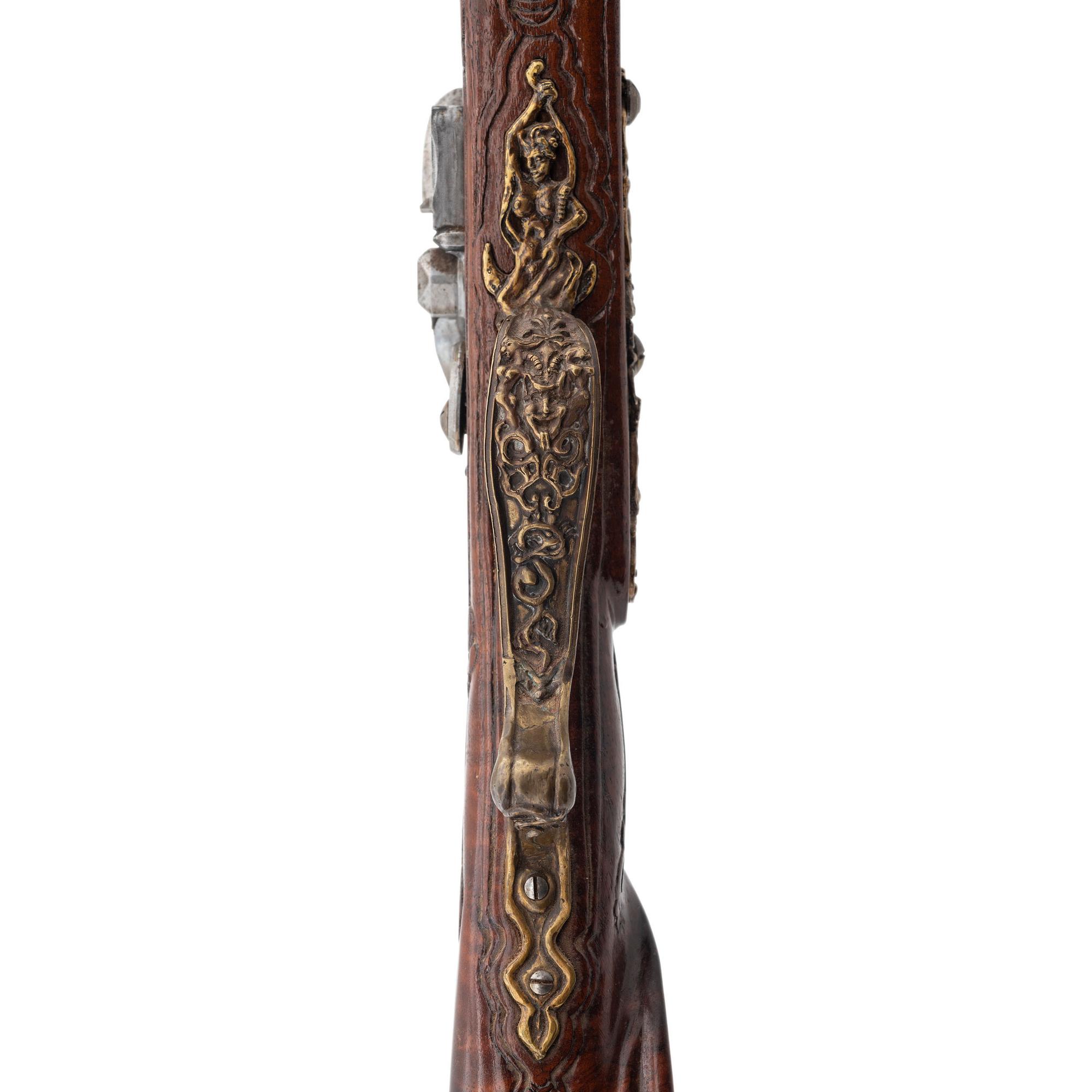 Contemporary Flintlock Jaeger Rifle