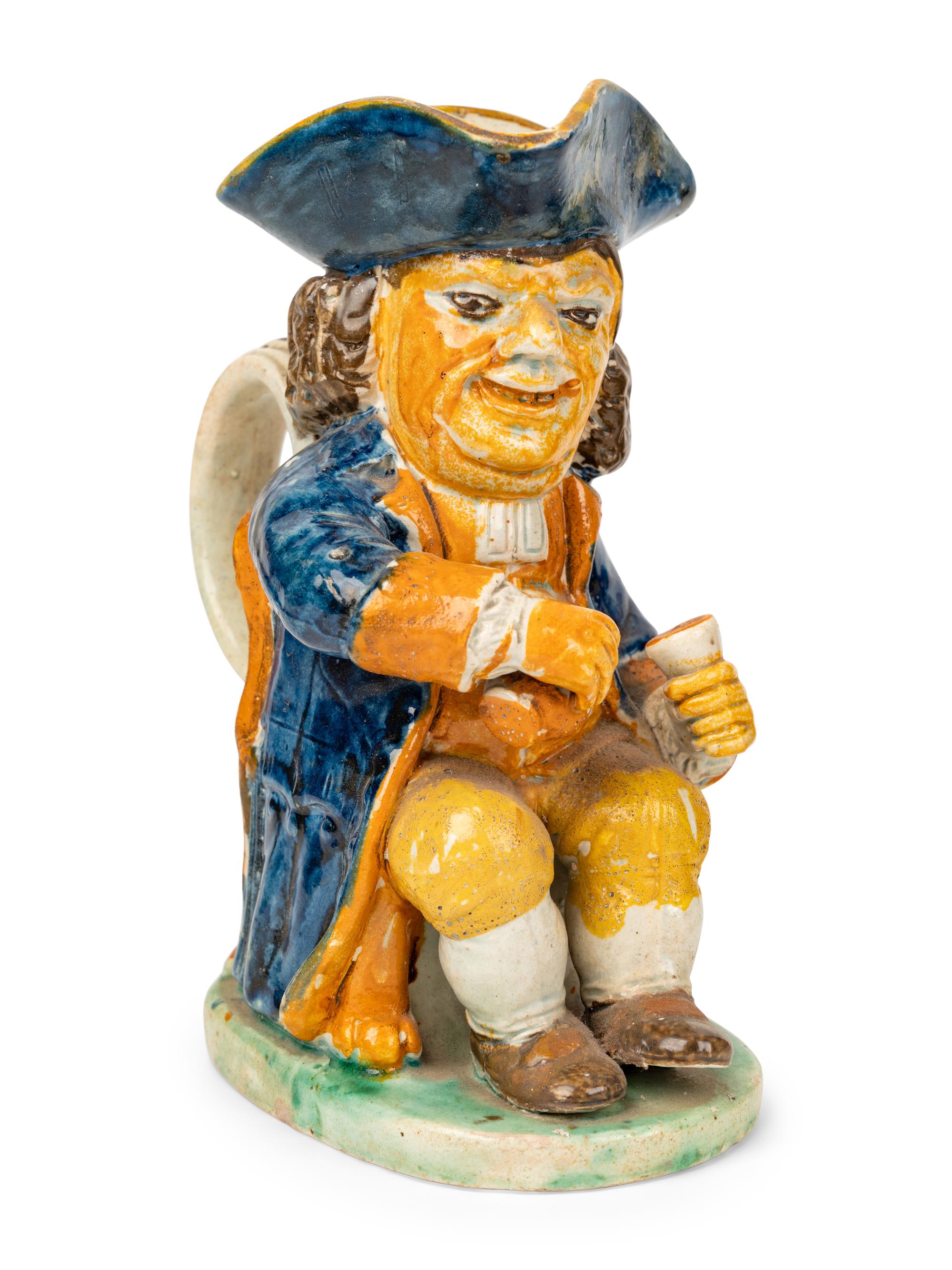 A Dr. Johnson Toby Jug and Two Other Toby Jugs