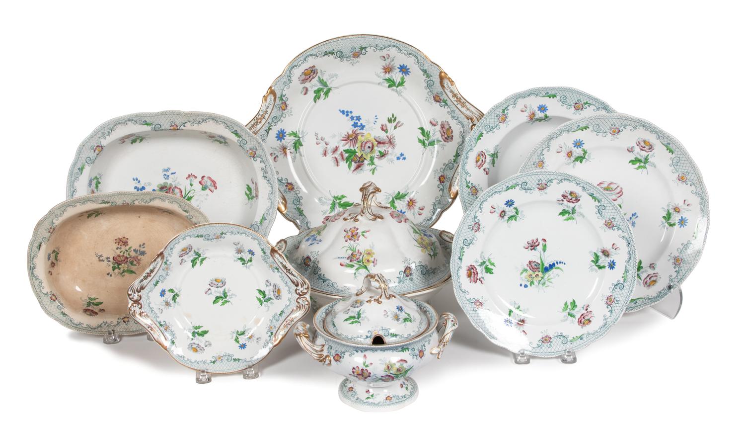 An RD Ironstone Part Dinner Service