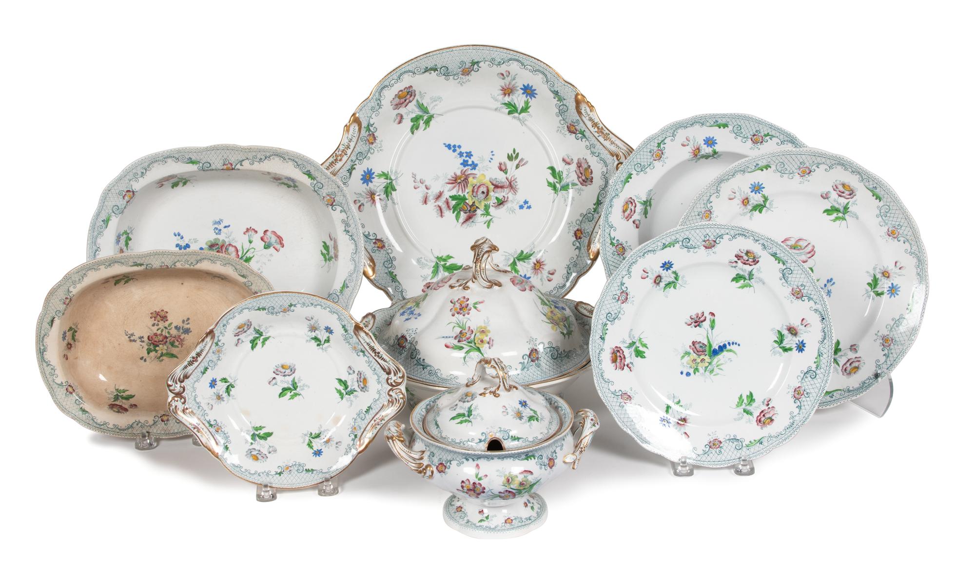 An RD Ironstone Part Dinner Service
