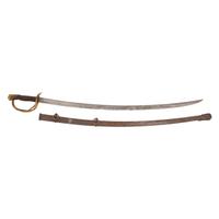 Ames Model 1860 Light Cavalry Saber Presented to Lt. James B Finley, 14th Michigan Artillery.