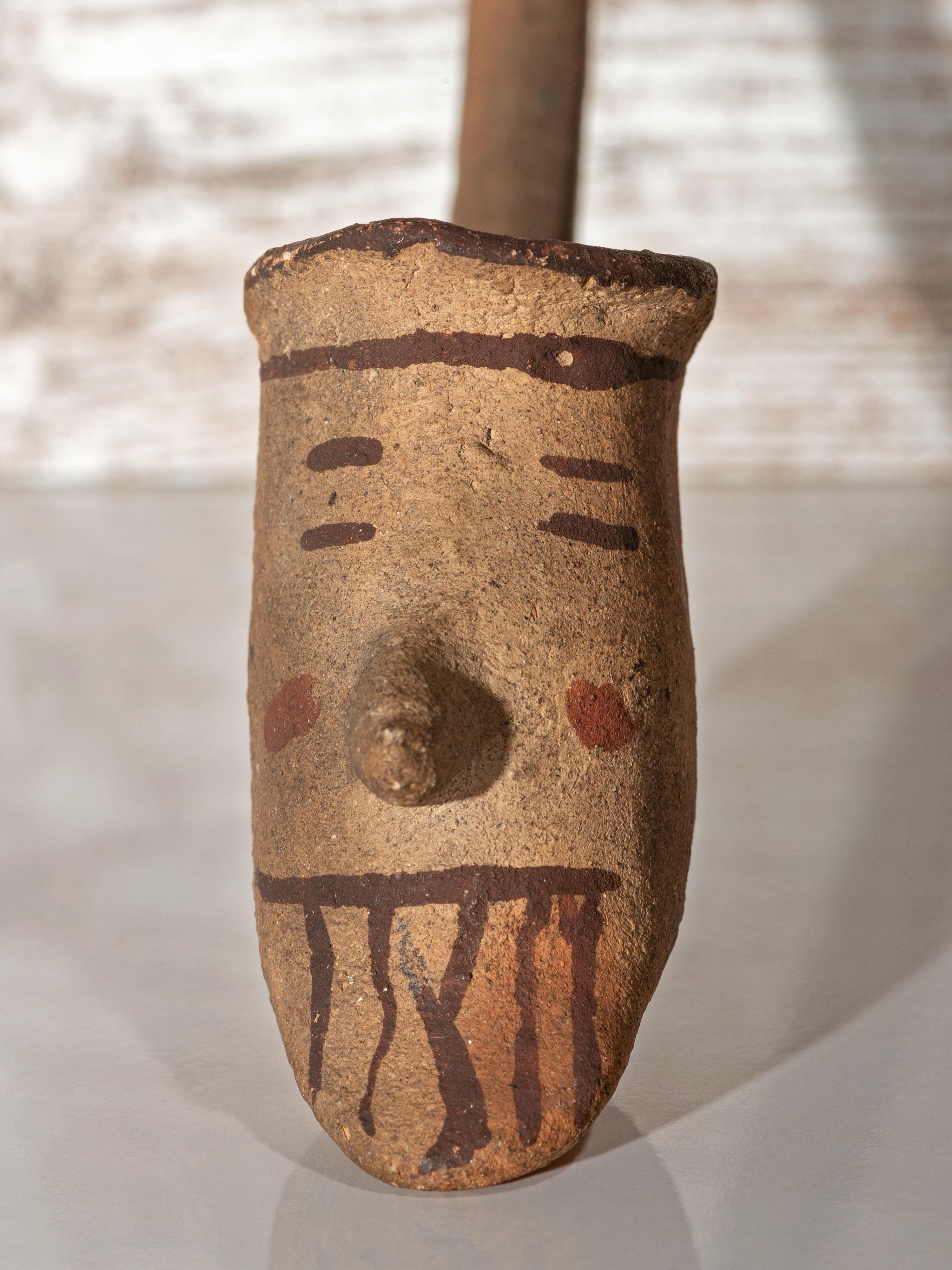 Collection of Pueblo Pottery Pipes
