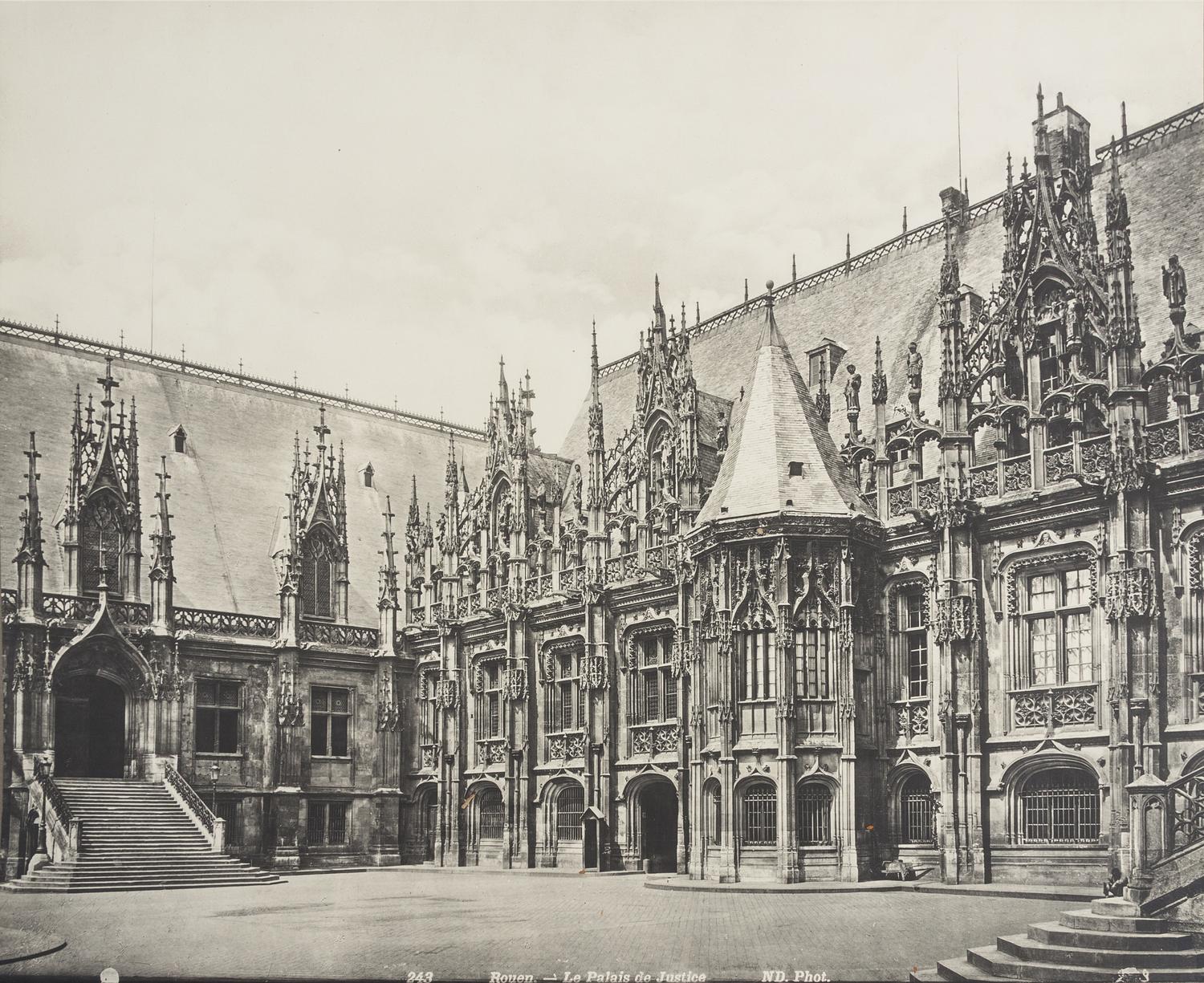 FRENCH ARCHITECTURE. GIRANDON, NEURDEIN FRÈRES ("ND. Phot."), "X. Phot." and others. Late 19th Century. 23 albumen prints on heavy card