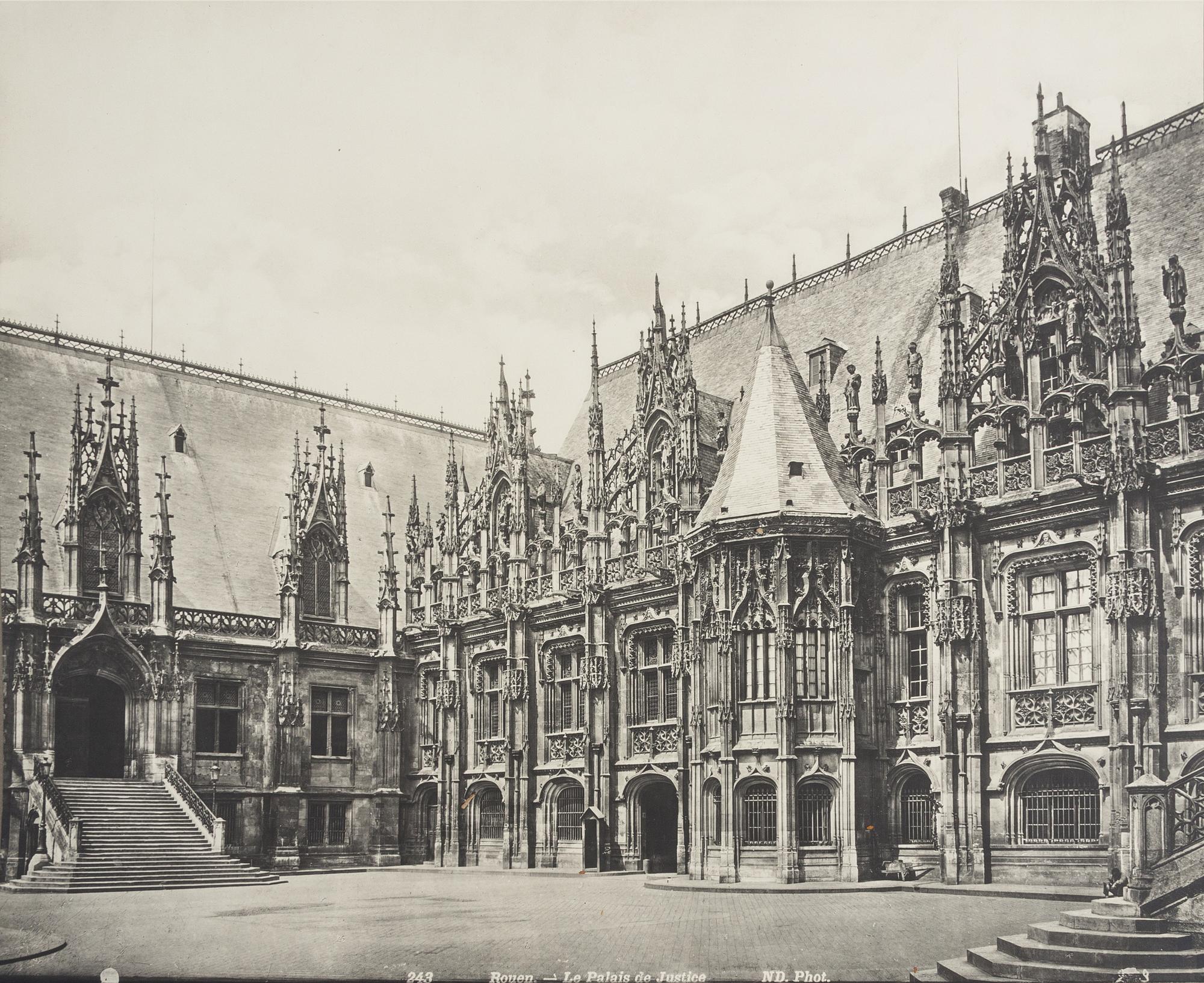 FRENCH ARCHITECTURE. GIRANDON, NEURDEIN FRÈRES ("ND. Phot."), "X. Phot." and others. Late 19th Century. 23 albumen prints on heavy card