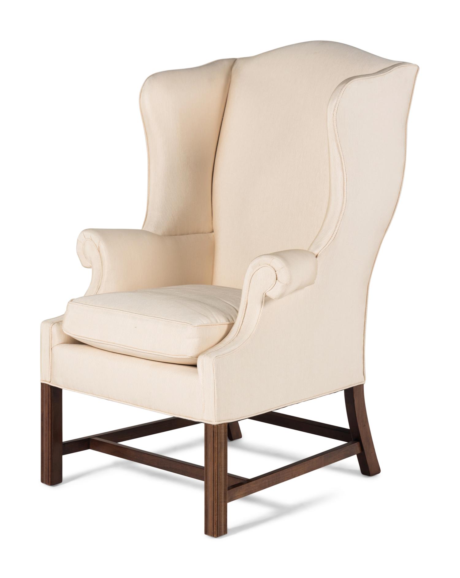 A George III Style Wing Chair