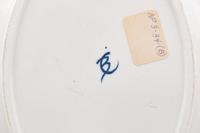 Seven Worcester Blue and White Porcelain Articles