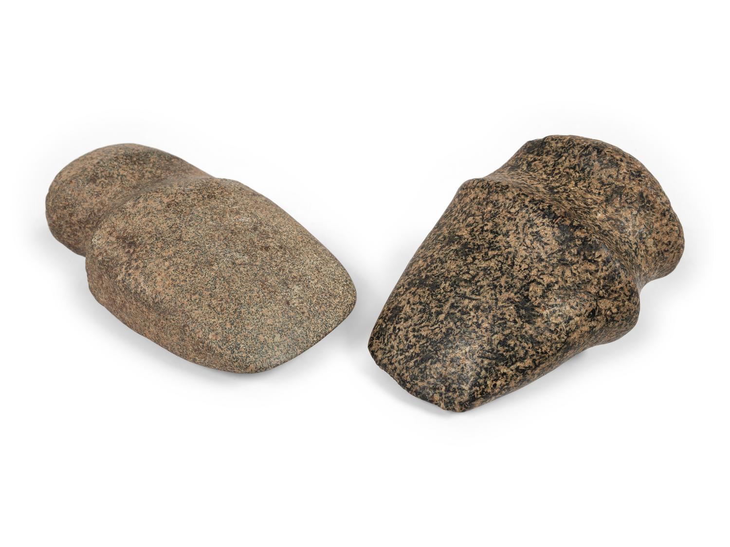 A Group of Granite 3/4 Groove Axes