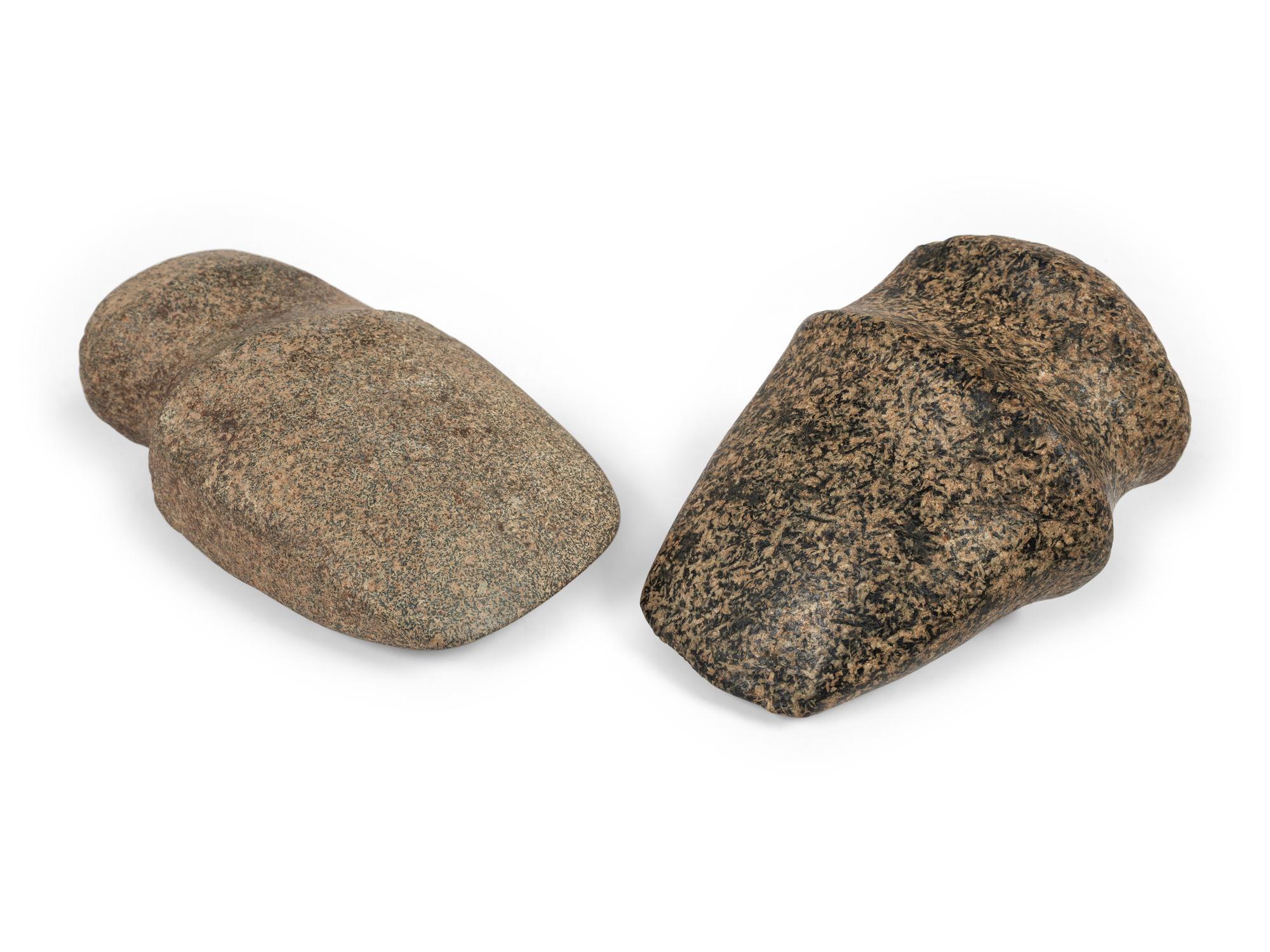A Group of Granite 3/4 Groove Axes