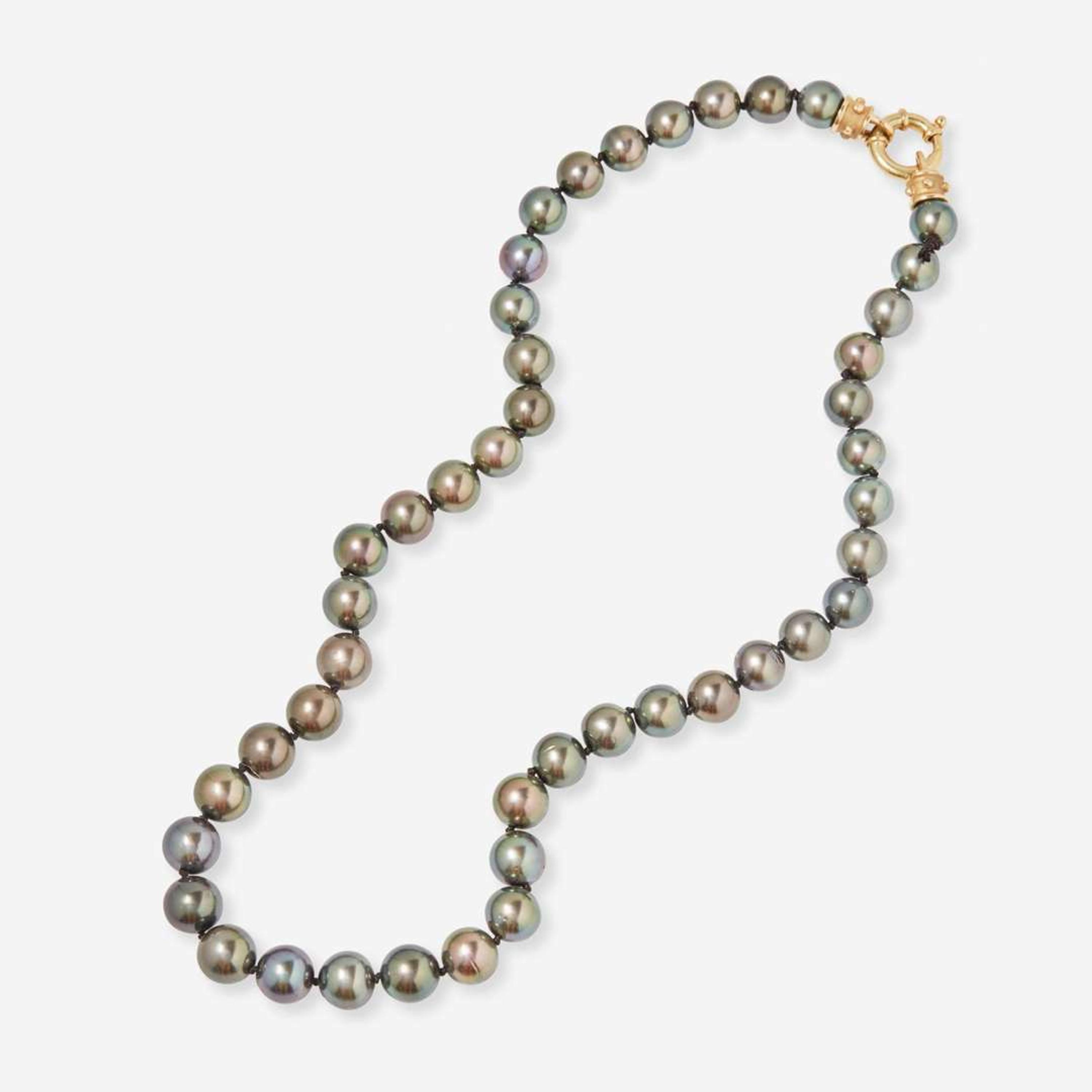 A Collection of Black Pearl Jewelry