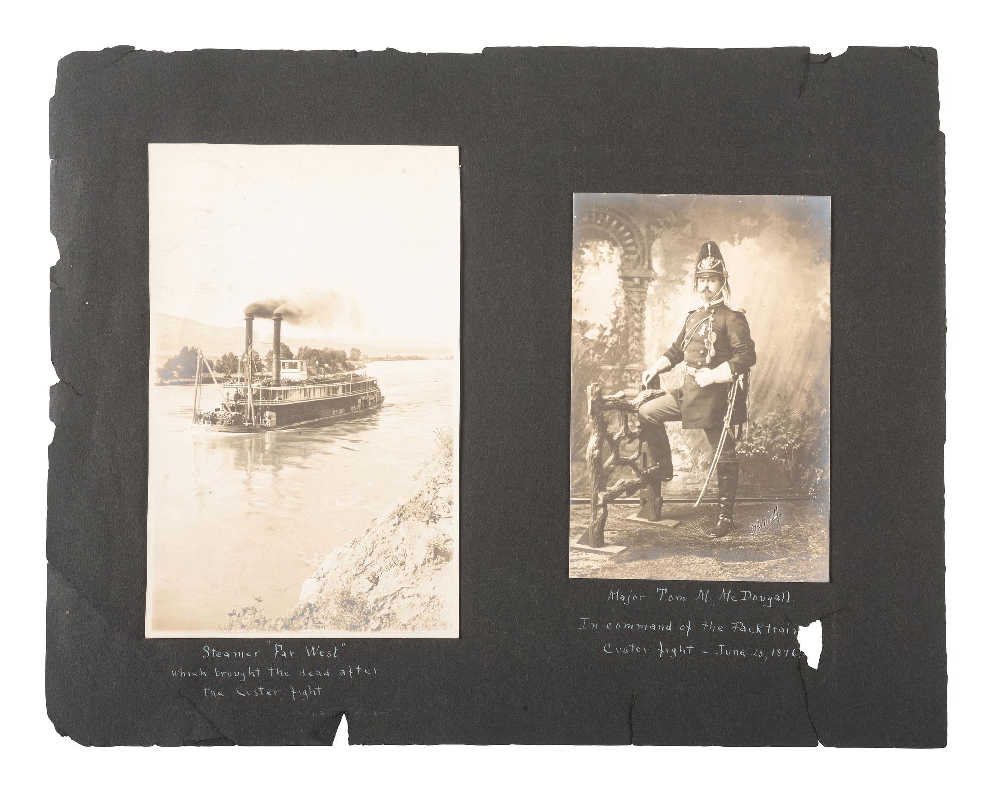 [NATIVE AMERICANS]. BARRY, David F. (1854-1934), photographer. A collection of 51 photographs of Native American subjects, George Armstrong Custer, and personalities and places associated with the Battle of Little Bighorn.