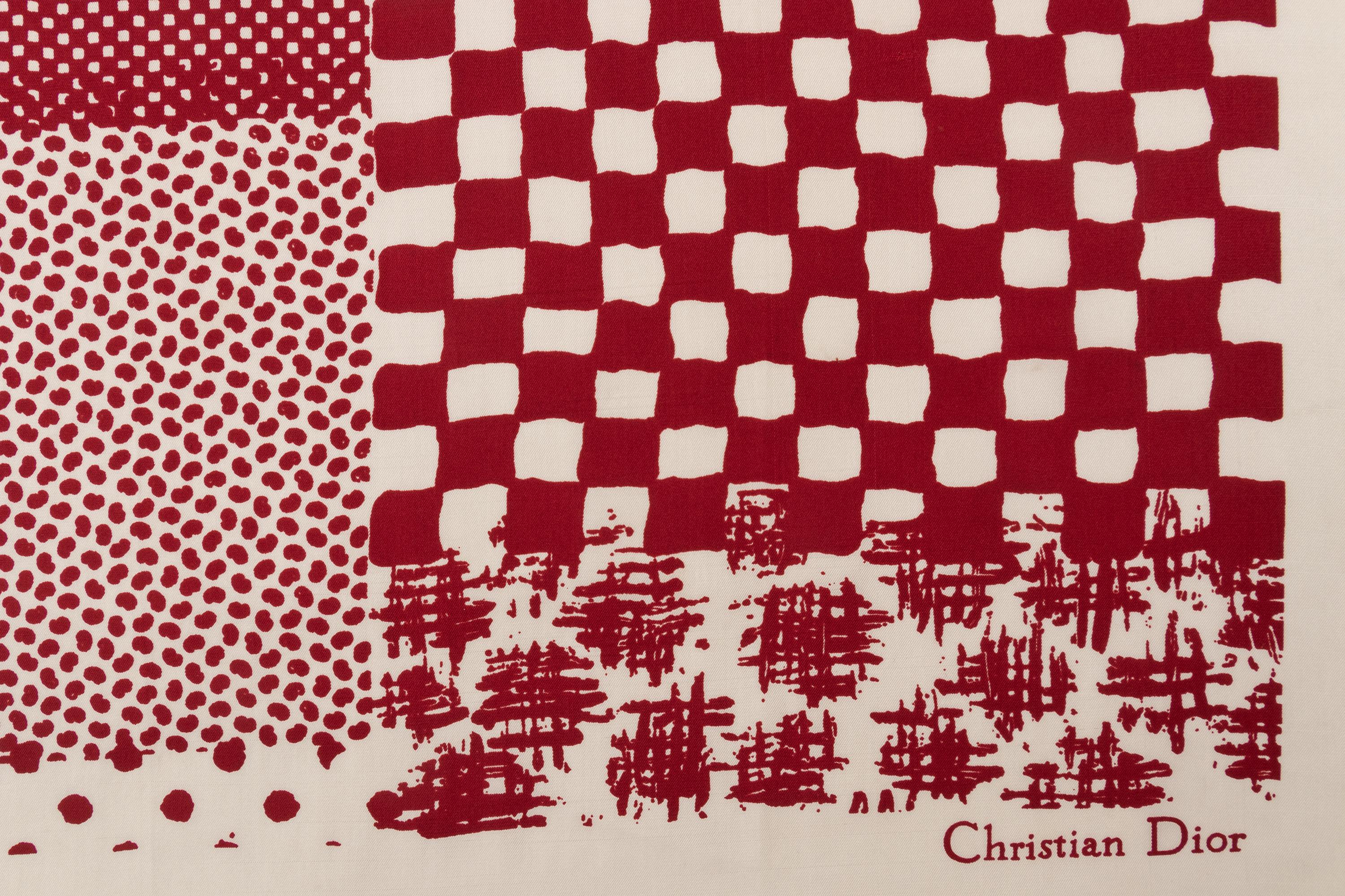Collection of Seven Designer Silk Scarves, 1970-90s