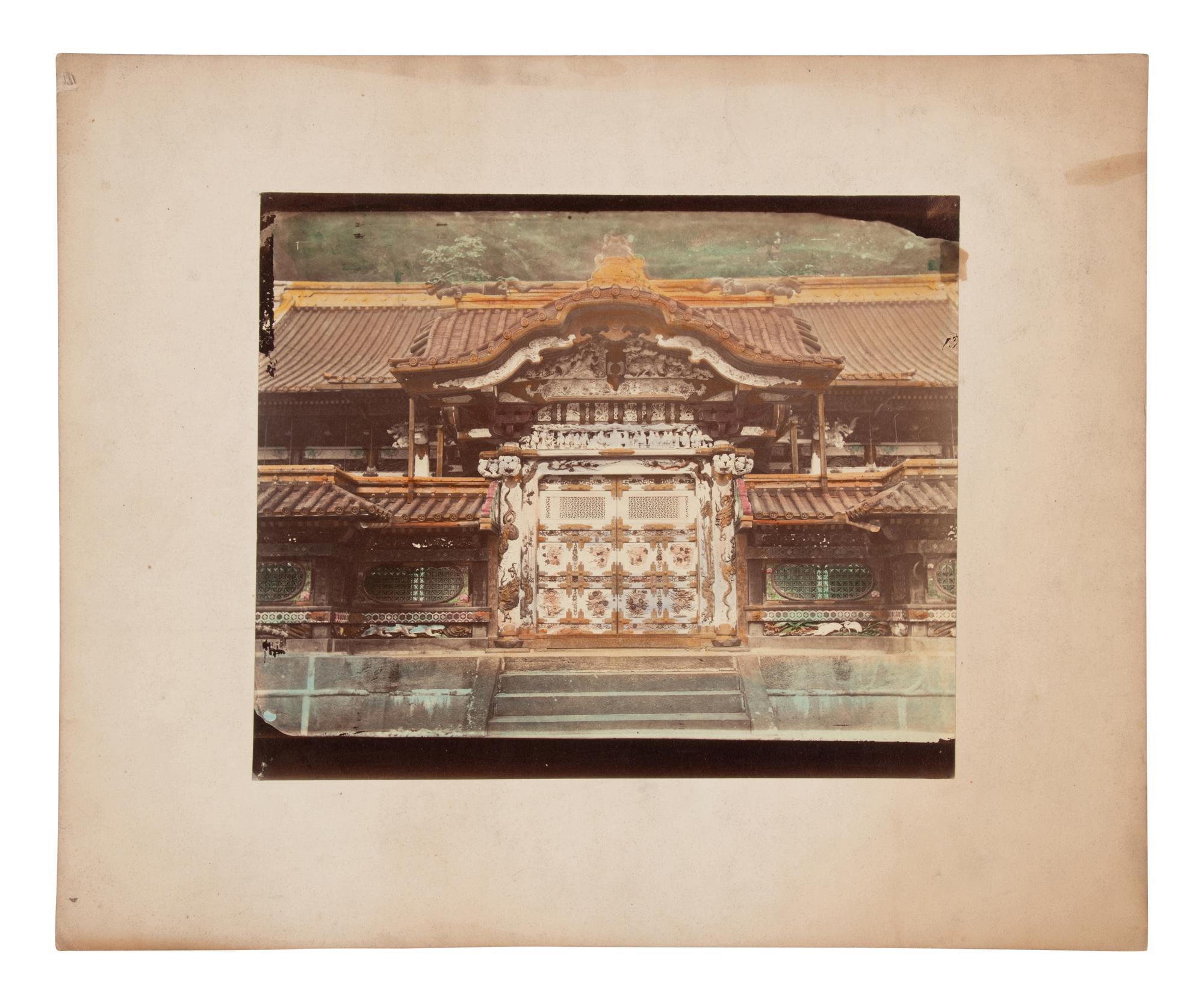 Six Japanese Hand Tinted Photographs