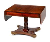 A Regency Gilt-Bronze-Mounted Rosewood Sofa Table — 19TH CENTURY