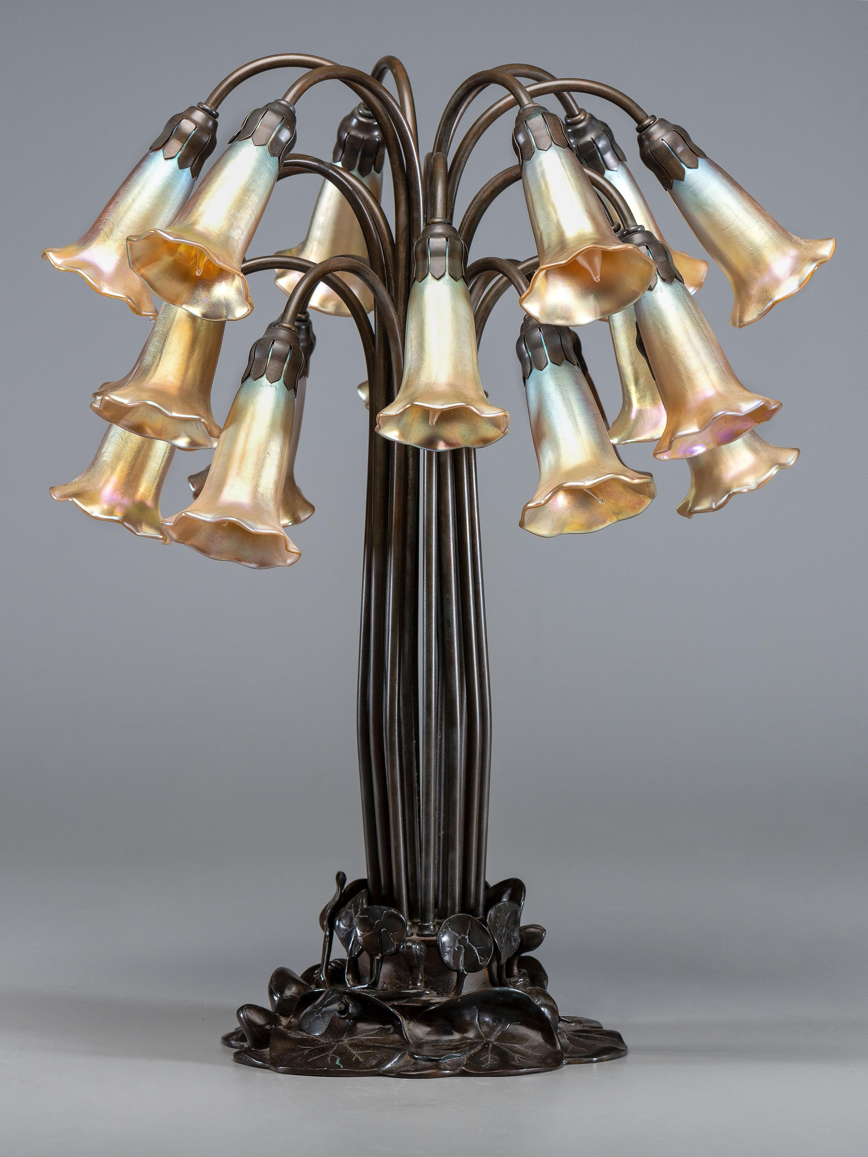 Eighteen-Light Tulip Lamp