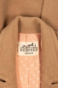 Hermès Double Breasted Coat, 1980s