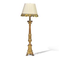 A Renaissance Revival Torchière, Now Mounted as a Floor Lamp