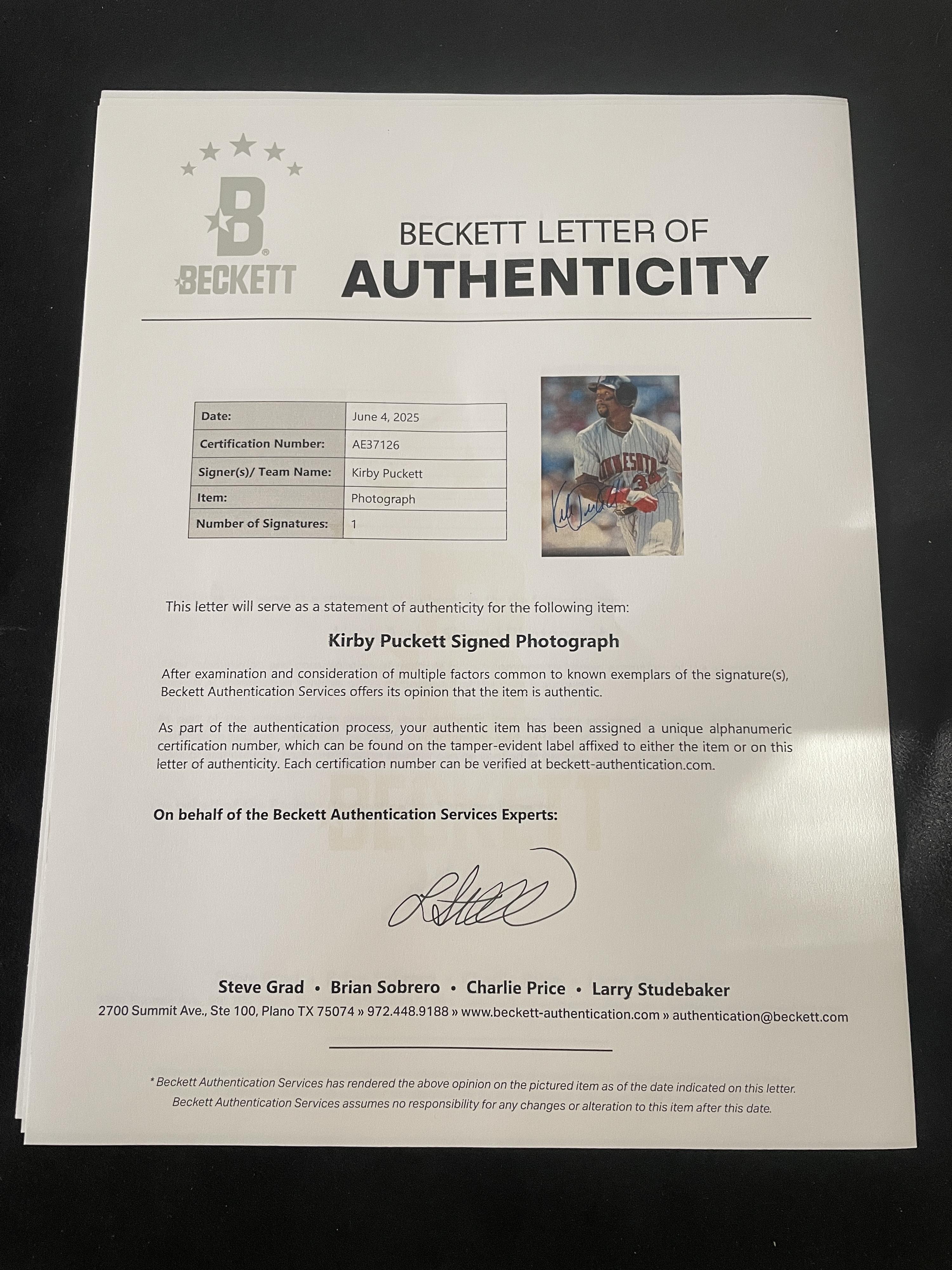 A Large Collection of Baseball Hall of Fame and Notable Signed Photographs (Beckett Authentication Services)