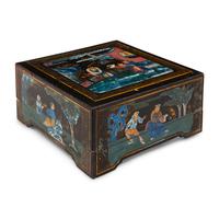 A Chinese Export Lacquer Box