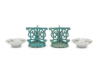 Two Pairs of Chinese Porcelain Stands