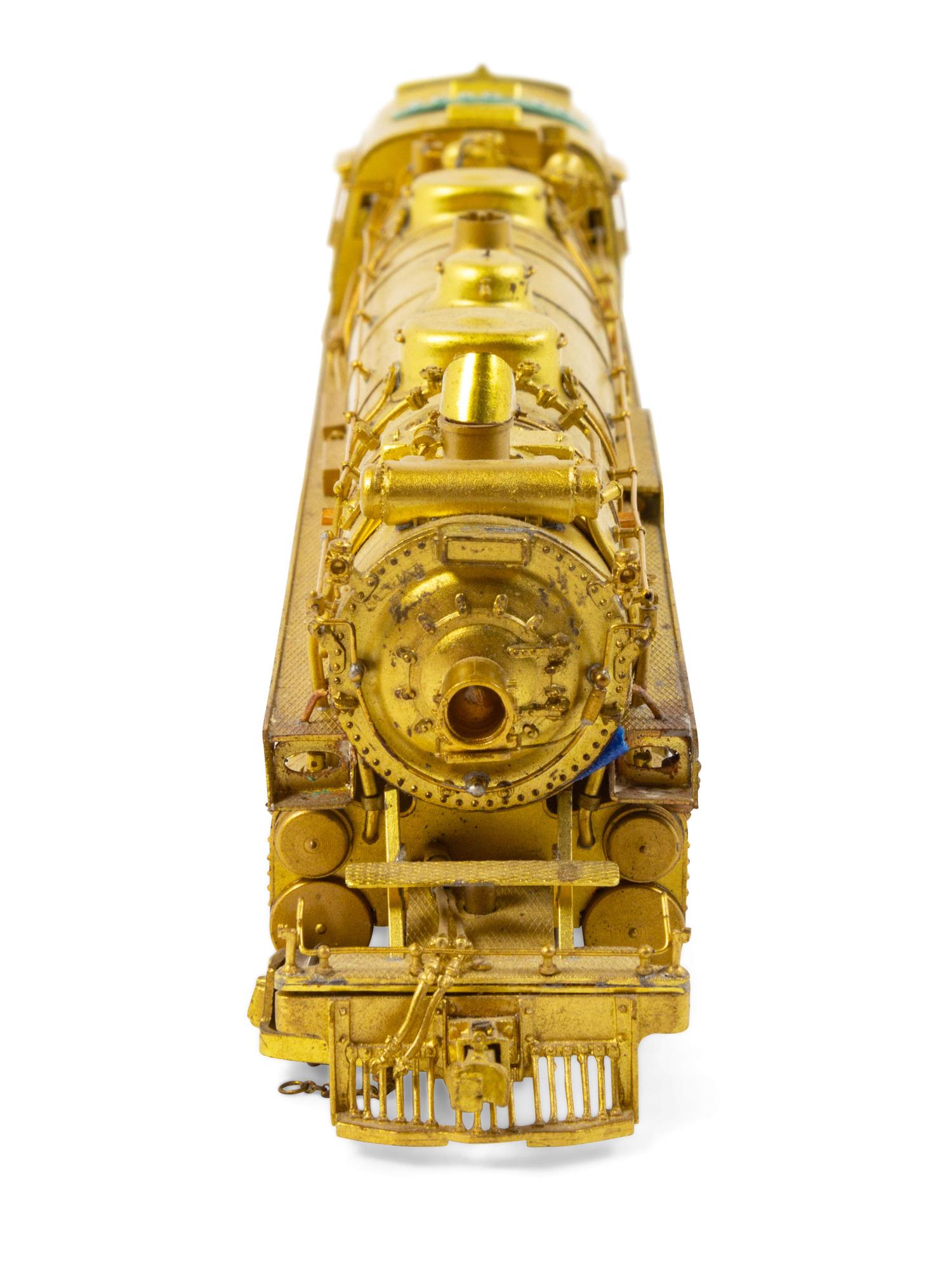 A Samhongsa Brass HO-Gauge 2-10-4 Locomotive and Tender