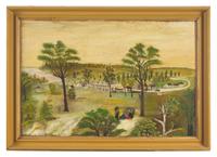 American School 19th Century, View Of Mount Vernon