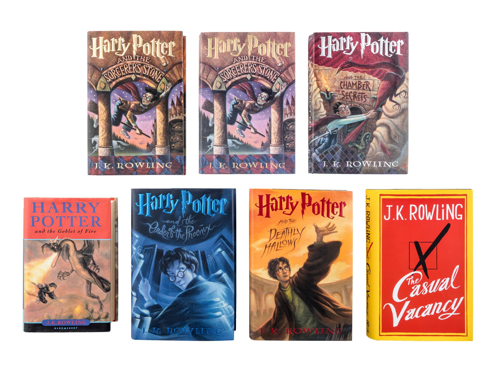 ROWLING, J.K. (b. 1965). A group of 7 works by Rowling, comprising: