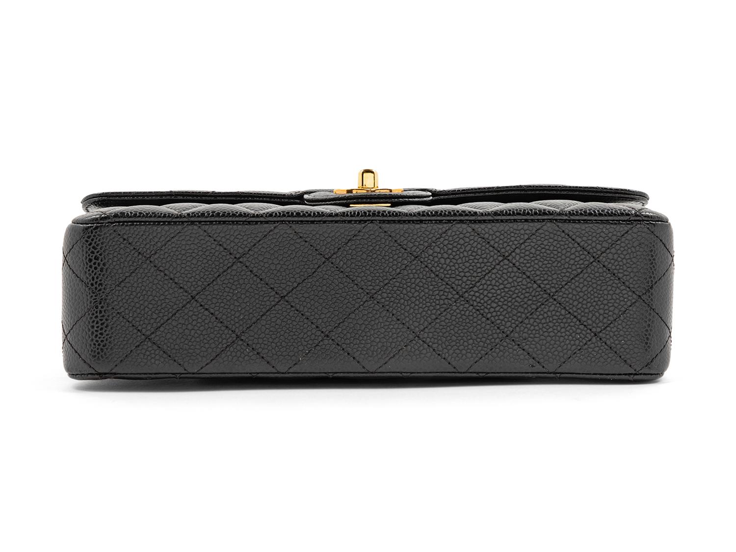 Chanel Black Double Flap Handbag, 2008-2009