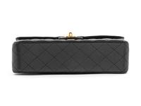 Chanel Black Double Flap Handbag, 2008-2009