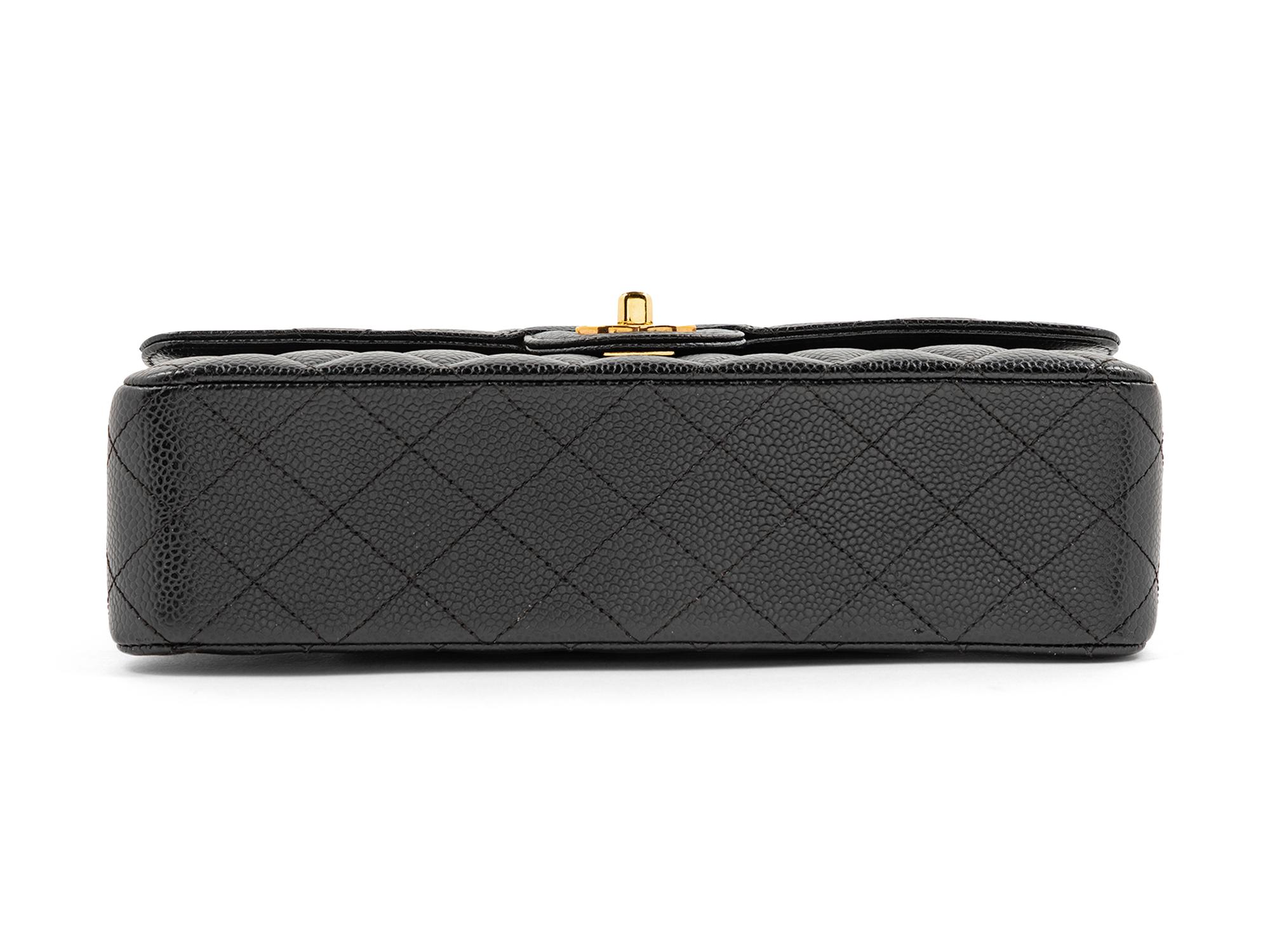 Chanel Black Double Flap Handbag, 2008-2009