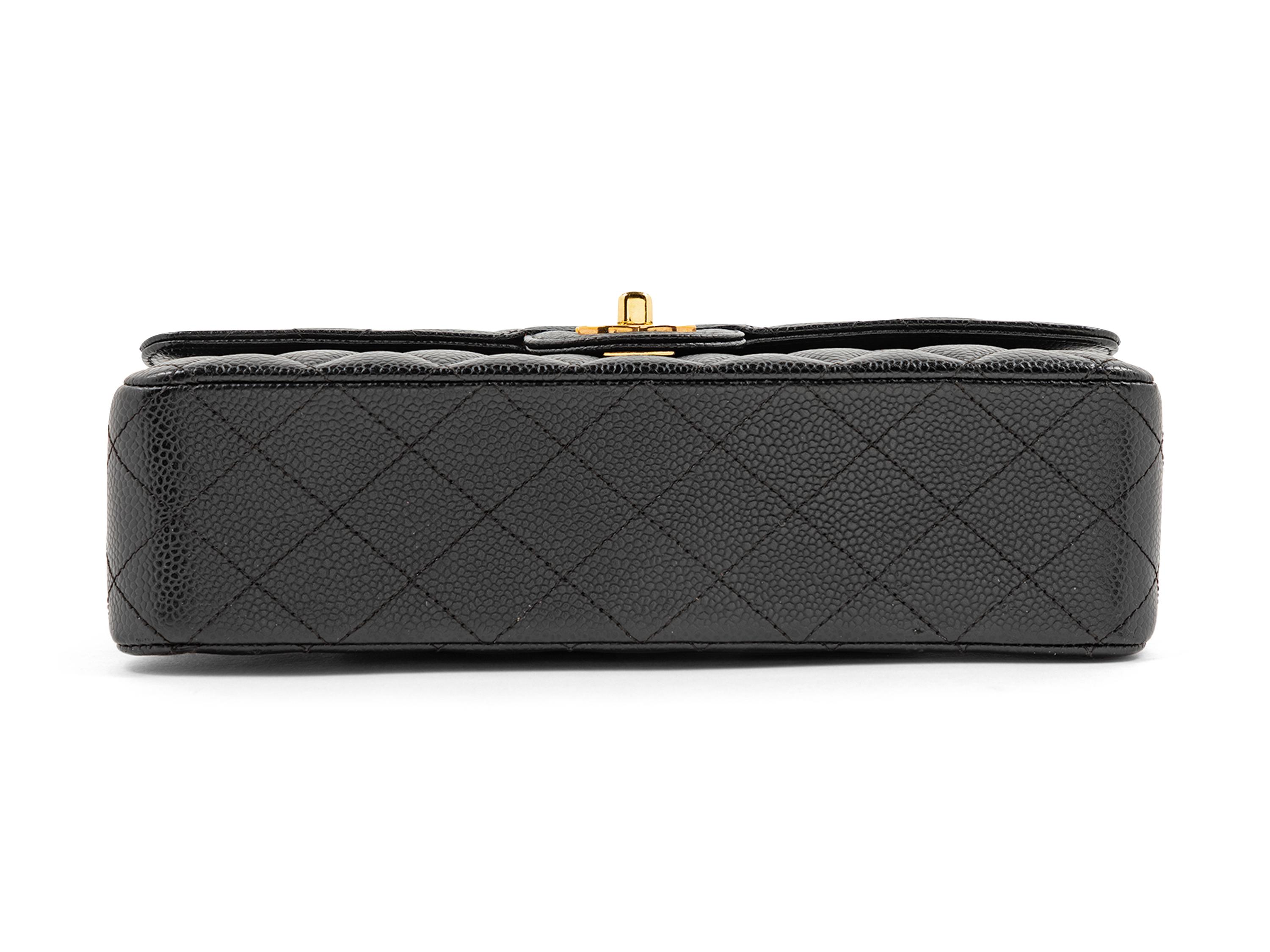 Chanel Black Double Flap Handbag, 2008-2009