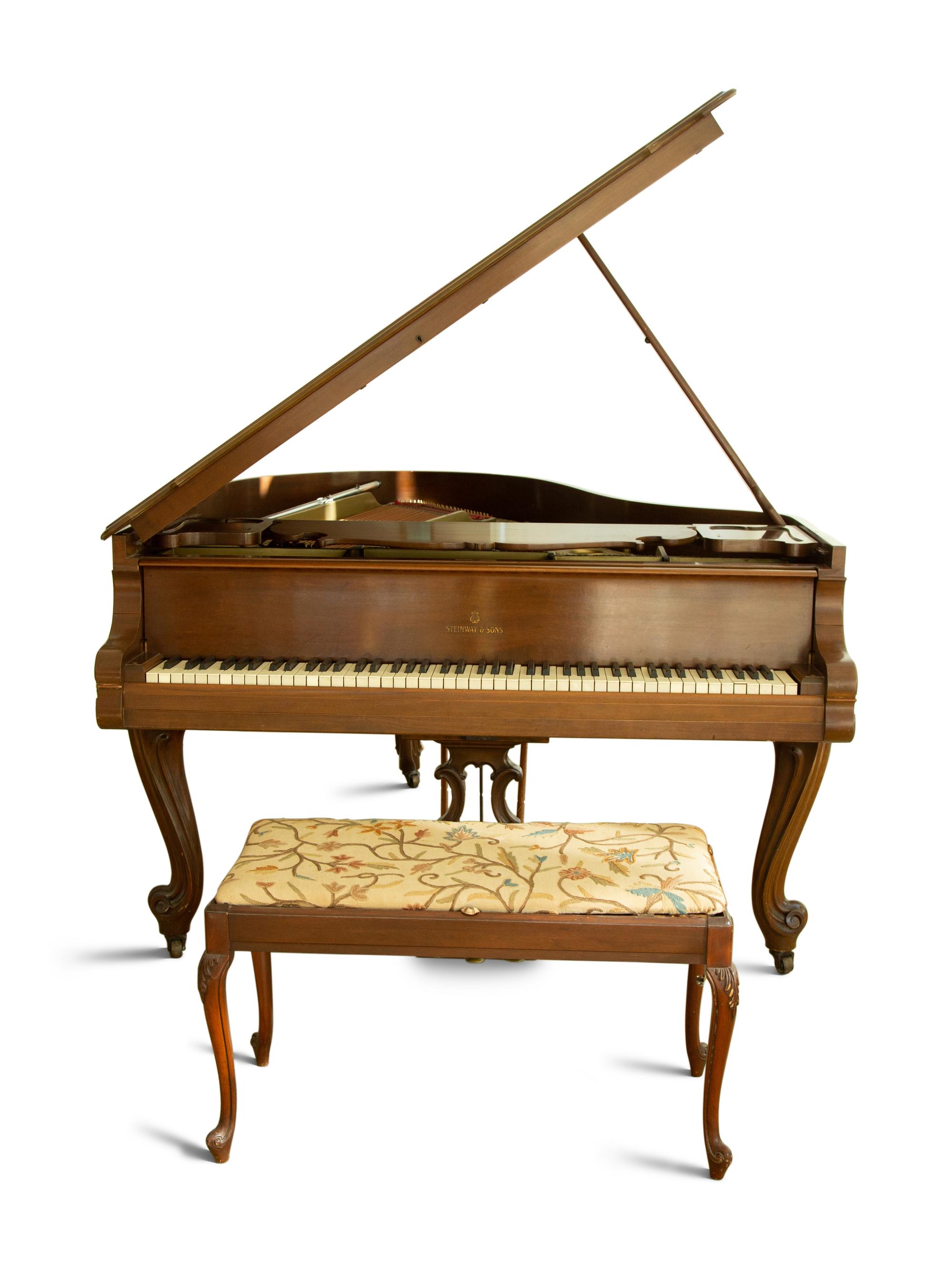 A Louis XV Model O Series Parlor Grand Steinway Piano — CIRCA 1915