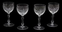 A Collection of Continental Glassware Height of largest 6 inches. — 20TH CENTURY