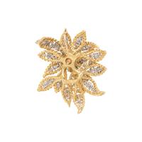 BICOLOR GOLD, TSAVORITE GARNET AND DIAMOND PENDANT