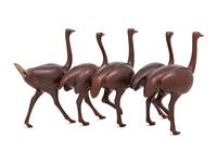 Running Ostriches Sculpture edition 66/1250
