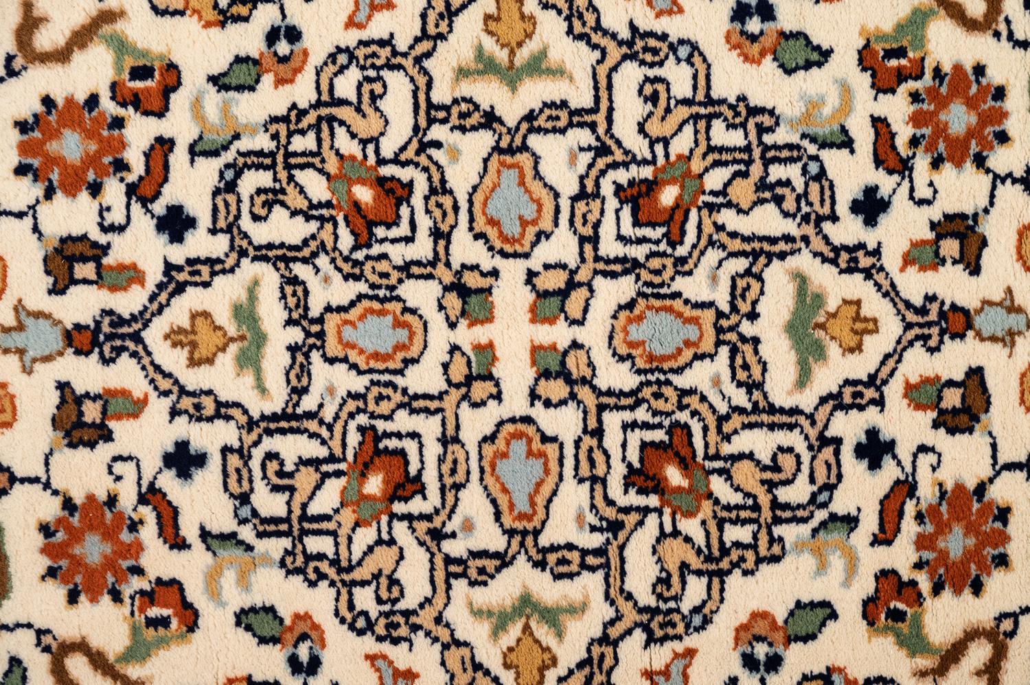 Three Indo-Persian Wool Mats and a Persian Pictorial Wool Mat