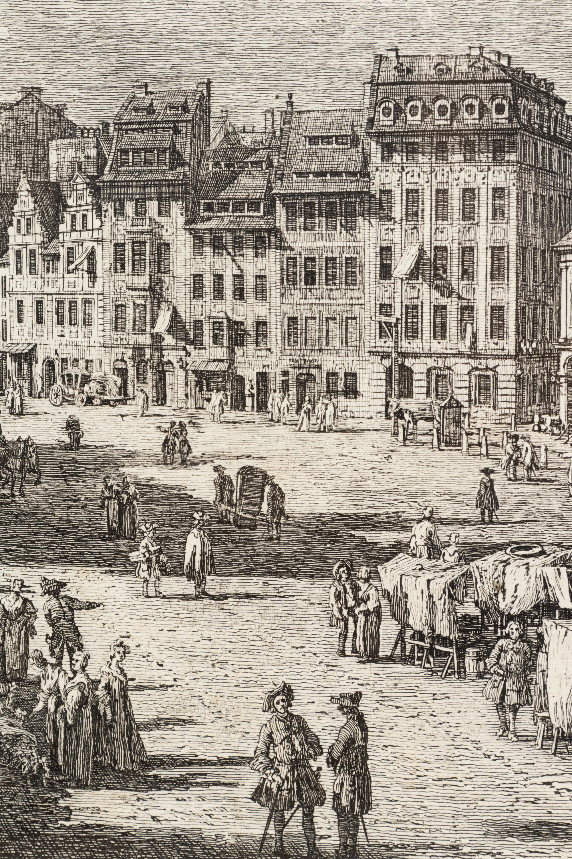 Perspective de la Place de la grande Garde