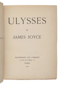 JOYCE, James (1882-1941). Ulysses . Paris: Shakespeare and Company, 1922.